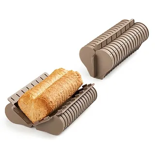 Betty Bossi Brotbackform Herz, (2-tlg), Silikon braun