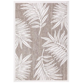 Teppich CARPET CITY "Outdoor" Teppiche Gr. B/L: 240 cm x 340 cm, 5 mm, 1 St., beige Esszimmerteppiche UV-beständig, Flachgewebe, auch in quadratischer Form erhältlich