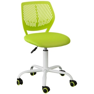 SoBuy Schreibtischstuhl FST64, Jugenddrehstuhl Drehstuhl Bürostuhl mit Rücklehne höhenverstellbar grün