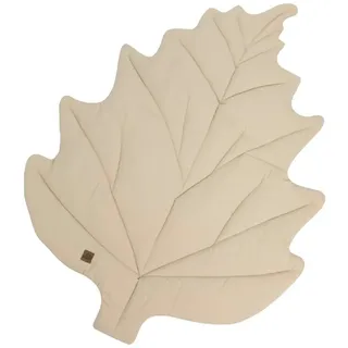 Krabbeldecke Spielmatte Blatt Spieldecke Spielteppich in Pastellfarben ver., Babymajawelt, Maschinenwaschbar, Weich, Groß, Made in EU beige