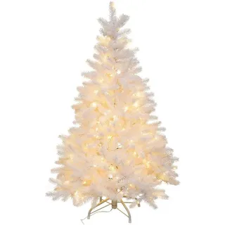 Creativ light Künstlicher Weihnachtsbaum Weihnachtsdeko, künstlicher Christbaum, Tannenbaum weiß 120 cm