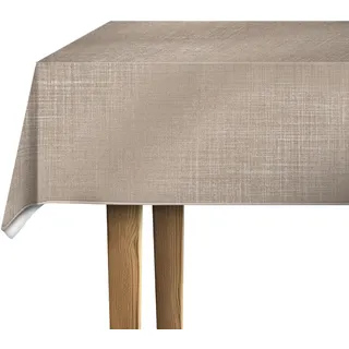 D-C-TABLE Wachstuchtischdecke Monte Carlo Sharon 110 x 180 cm Greige