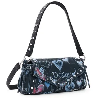 DESIGUAL Stacatto Schultertasche Baumwolle Grey