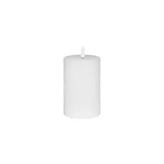 Kaheku LED Kerze Flaca Weiss 7,5 Ø 12,5h