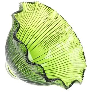 HOLIDYOYO Vintage Glas Lampenschirm Grün Transparenter Glasschirm für Pendelleuchte Wandleuchte Stehleuchte und Tischlampe Dekorativer Lampenschirm Weiches Licht Antik Nordic Stil Ersatz