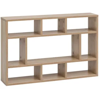 Wohnling Wandregal 75 x 51 x 16 cm Grau