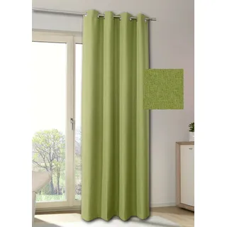 Vorhang MY HOME "MAILAND", grün, B:140cm H:235cm, Polyester, Gardinen, blickdicht, verschiedene Farben, 140 x 235, Sicht- und Lichtschutz