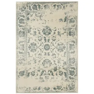 benuta Teppich Suki, rechteckig, Höhe: 6 mm, Kunstfaser, Berber, Ethno-Style, Wohnzimmer grün rechteckig | 160 cm x 230 cm x 6 mm