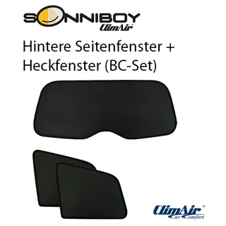 CLIMAIR Sonnenblende Sonniboy BC-Set (hintere Seitenfenster + Heckfenster) cli0078379bc seitlicher Anbau