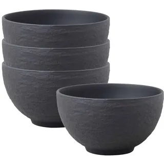 Villeroy & Boch Reisbols Manufacture Rock schwarz 4-tlg.