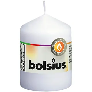 Bolsius Stumpenkerze 8 cm weiß