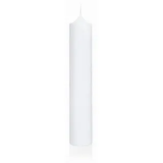 INNA-Glas Spitzkerze Kerzenrohling AZORA, weiß, 26,5cm, Ø5cm - Made in Germany weiß