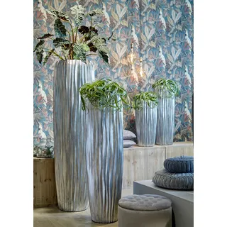 Vase Minga - Silber - 75 cm