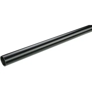 LIEDECO Vorhangstange 1-läufig Ø 20 mm 120 cm Schwarz