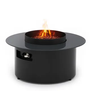 Planika Dot Gas Feuer Tisch - Feuerschalen für den Garten, Tischfeuer Outdoor, Terrassen Heizstrahler, mit Funktionalem Design, Dauerhafter Keramikoberfläche, Einfacher Flammenregelung