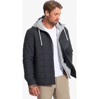 Grid Padded Overshirt Herren Black, Größe:2XL - Herren > Oberteile > Hemden - Schwarz