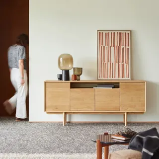 Ellie - Sideboard aus massiver Eiche 180 cm