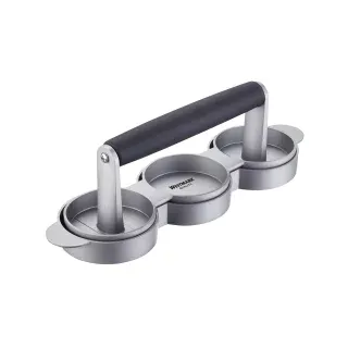 Westmark Burgerpresse Ø 6,5 cm Aluminium/Kunststoff schwarz/silber