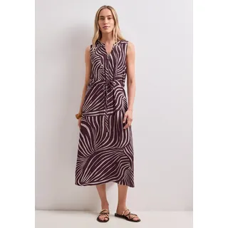 STREET ONE Midikleid mit grafischem Muster Rot 40