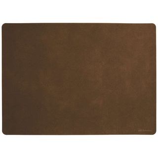 ASA Selection Tischset Dark Sepia Soft Leather Placemats L 46 cm B 33 cm H 0,2 cm
