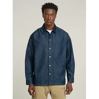 G-Star Langarmhemd Dunkelblau XL