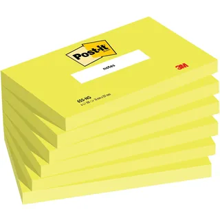 Post-it Haftnotiz Notes 655-NG 127x76mm neongrün 6x100 Blatt