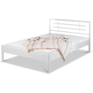 BED BOX Metallbett, Weiß, Metall, 90x200 cm, Schlafzimmer, Betten, Metallbetten