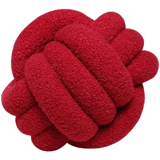 Benyong Knotenkissen in 22 Farben Und 4 Größen Rundes Sofakissen Mit Aesthetic Design Für Wohnzimmer Schlafzimmer Und Mehr (Durchmesser 22 cm,19)