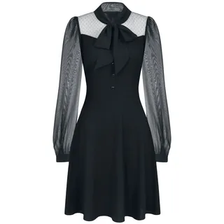 Hell Bunny Darcia Mid Dress A-Linien-Kleid Schwarz XS
