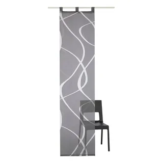 Neutex for you! Rumbek Schiebegardine Schlaufen 57 x 225 cm anthrazit