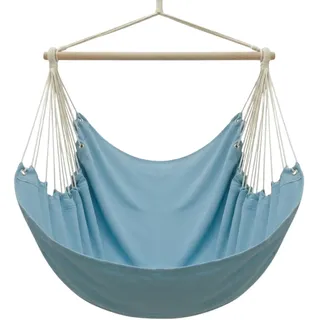 XXL Hängesessel Blau 185x130 cm belastbar bis 150kg  Hängeschaukel Indoor Erw...