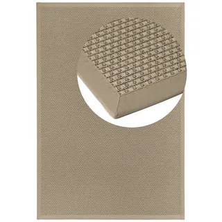 DEKOWE Basic S2 Karree Outdoor-Teppich 67 x 133 cm Beige