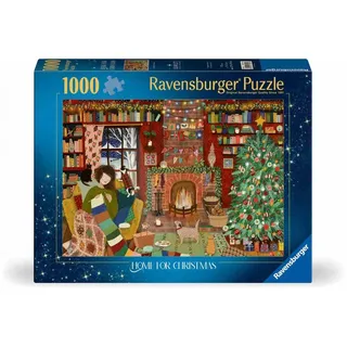 Ravensburger 12001465 Erwachsenenpuzzle 1000 Teile - Besinnliche Weihnachten zu Hause