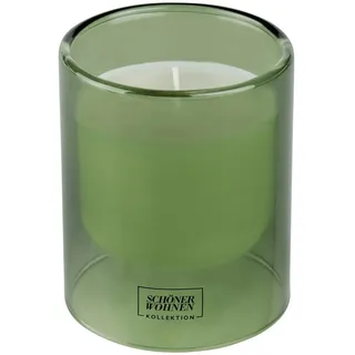 Schöner Wohnen Basil L Duftkerze 11 cm grün