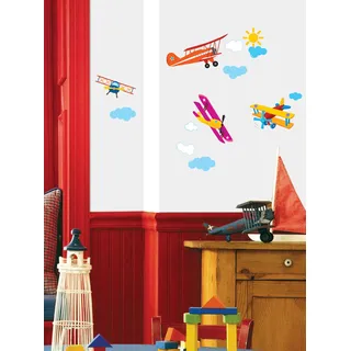 Ambiance Sticker Wandaufkleber-Dekorationsklebstoffe Baum- und Vogelkäfig Wandtattoo für Baby, Kinderzimmer und Wohnzimmer - H70 x L50 cm