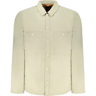 Elegantes beiges Herrensakko mit Applikationen und Knöpfen - Beige - XXL