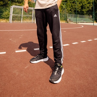Adidas Jogginghose Herren - 3S schwarz, schwarz|weiß, XL