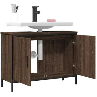 vidaXL Waschbeckenunterschrank 80 x 60 x 30 cm Braun