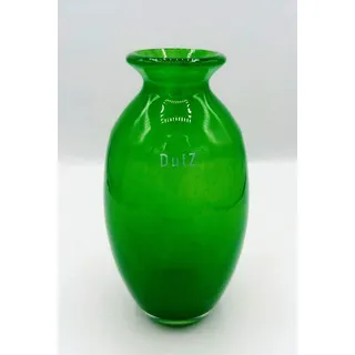 Dutz Collection | NADIEL Deko Vase Groß Grün H 18,5 cm B4 Opal Blumenvase Glasvase | Glas Mundgeblasen | Tischdeko Frühling Sommer Herbst