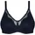BH ohne Bügel Capri Damen-BHS mit gemoldeten Cups transparentem Spitzenstoff Wunderbares Hautgefühl 90D