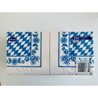 Duni 250 Zelltuch Servietten Bayrische Raute