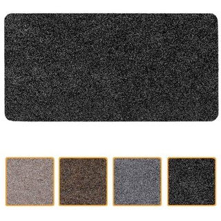 Fußabtreter Schmutzfangmatte Fußmatte Sauberlaufmatte Fußabstreifer Eingang POET 40x120cm Schwarz