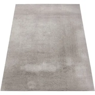 Paco Home Cadiz 630 Kurzflorteppich 60 x 100 cm grau 
