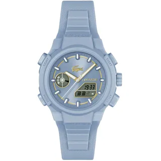 Lacoste LC33 Kollektion Analoge-Digitale Multifunktions-Quarzuhr mit Silikonarmband