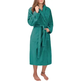 Normani Bademantel Premium Petrol XL
