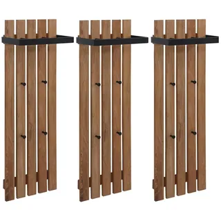MCA Furniture Garderobenleiste HWC-P57 120 x 40 cm Eiche