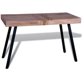 vidaXL Tisch Altholz Teak