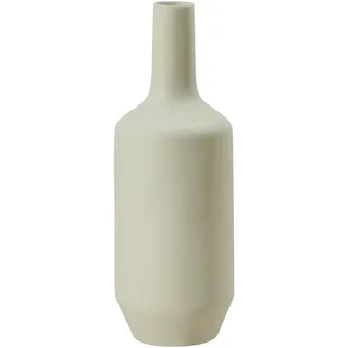 LEONARDO Vase, Creme, Keramik, 18x50x18 cm, zum Stellen, Dekoration, Vasen, Keramikvasen