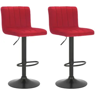 CLP Barhocker Jamie 41 x 87 x 49 cm Rot