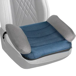Aufblasbare Sitzerhöhung Auto Kinder Reise Sitzkissen mit Seitenschutz | 40x38x15cm Tragbares Kindersitzerhöhung Rückenfreie Autositzkissen, Rutschfestes Reisekissen für Urlaub, Taxi & Camping